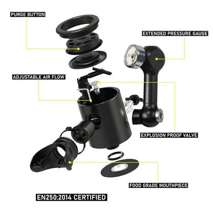 Lung T-500 + Hand Pump + Turbocharger + Sub-Mask